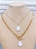 Classic Pearl Drop Necklace
