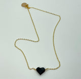 Azabache Heart Necklace