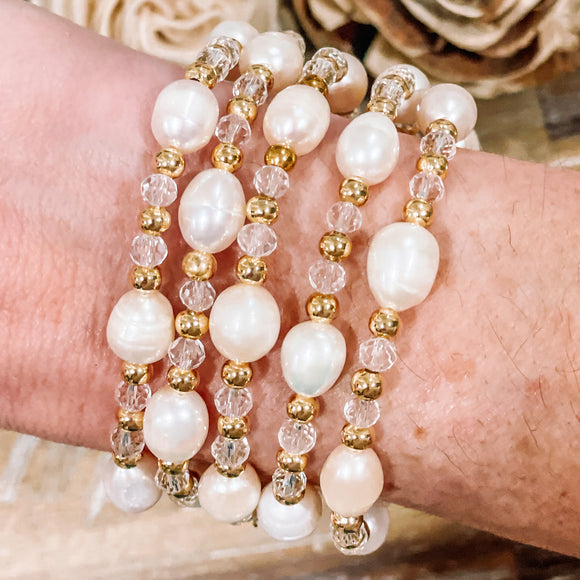 Sparkle Pearl Bracelet