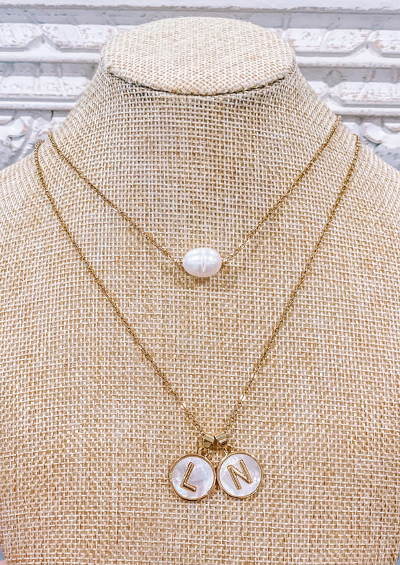 Classic Kichu: Initial Pendant Necklace