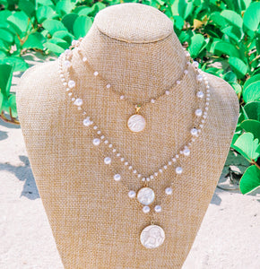 “Elena” Angel Necklace in Large
