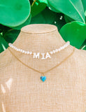 Remy Fresh Water Pearl Personalized Name Necklace