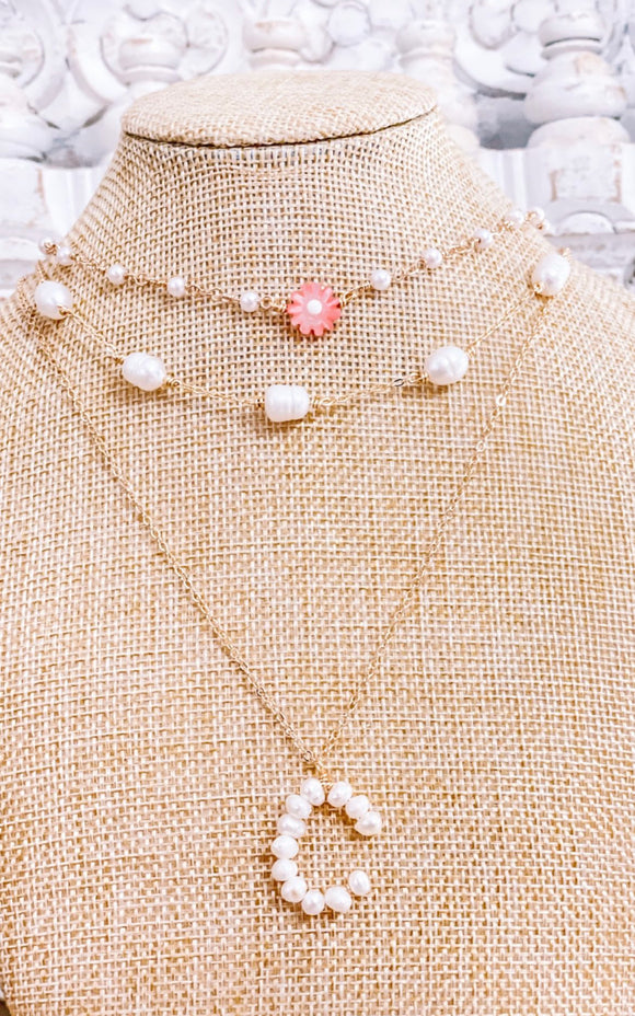 “Kelly P” Baroque Pearl Choker Necklace