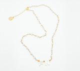 “Ceci” Name Pearl Beaded Necklace