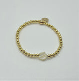 White Rose or cross Bracelet