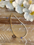 "Leah" Half Pearl Half Bead Necklace