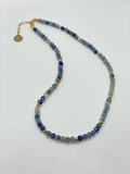Necklace made of Lapis stone