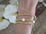 Monica Cross Stackable Bracelet