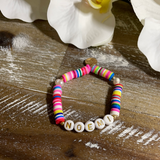 Personalized Rainbow Bracelets