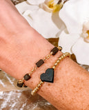 Azabache Heart Bracelet