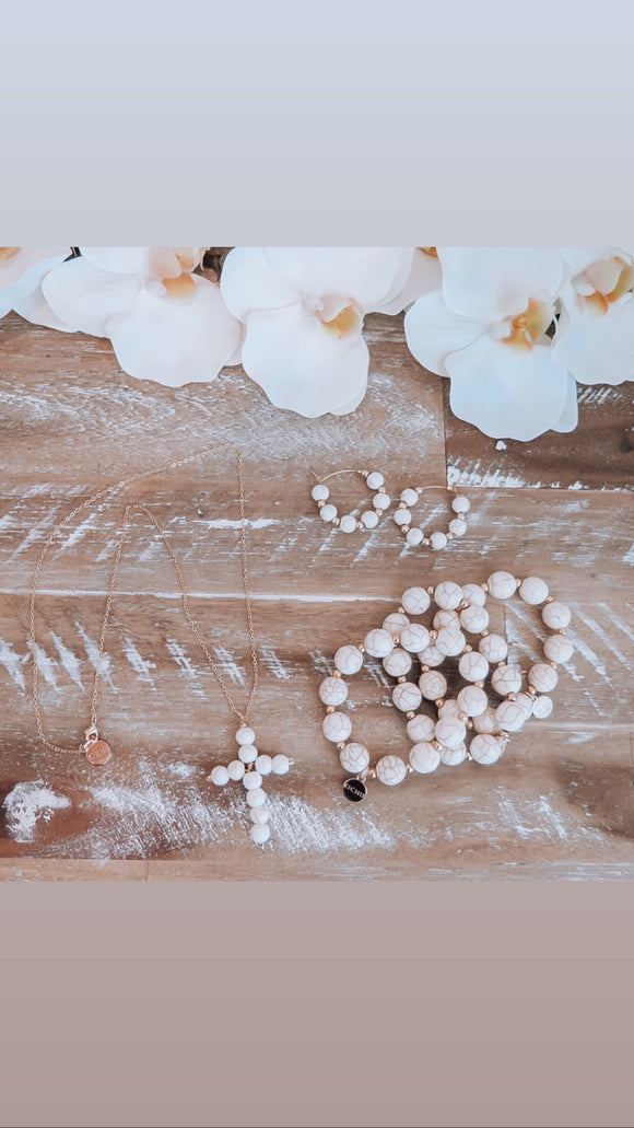 White Turquoise Set