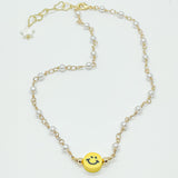 “Don’t Worry, Be Happy” Smiley Face Necklace