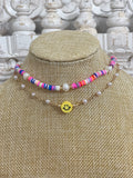“Don’t Worry, Be Happy” Smiley Face Necklace
