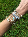 Choose Happy Stackable Bracelets