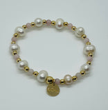 Baroque Pearl and Semiprecious stones bracelets