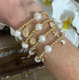 Stackable Bracelets with Hearts