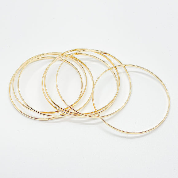 Gold Aritos (gold bangles) Set of 7