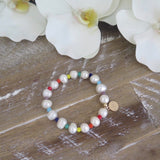 Hope Medium Rainbow Baroque Pearl Bracelet